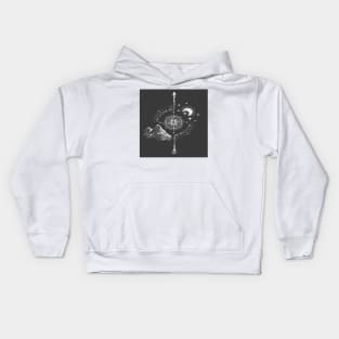 Map Compass Kids Hoodie